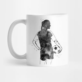 Female Soccer Player Mug